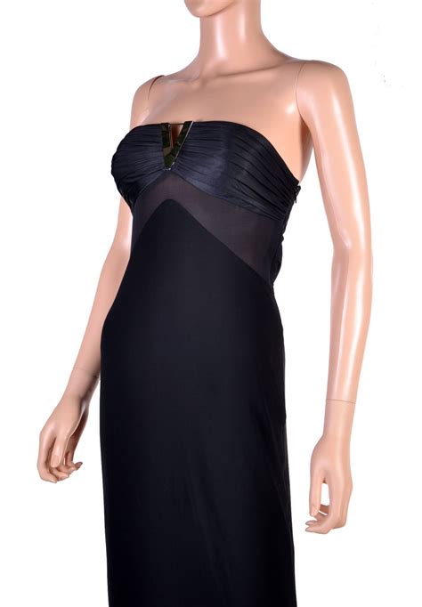 versace strapless dress|Versace tops for women.